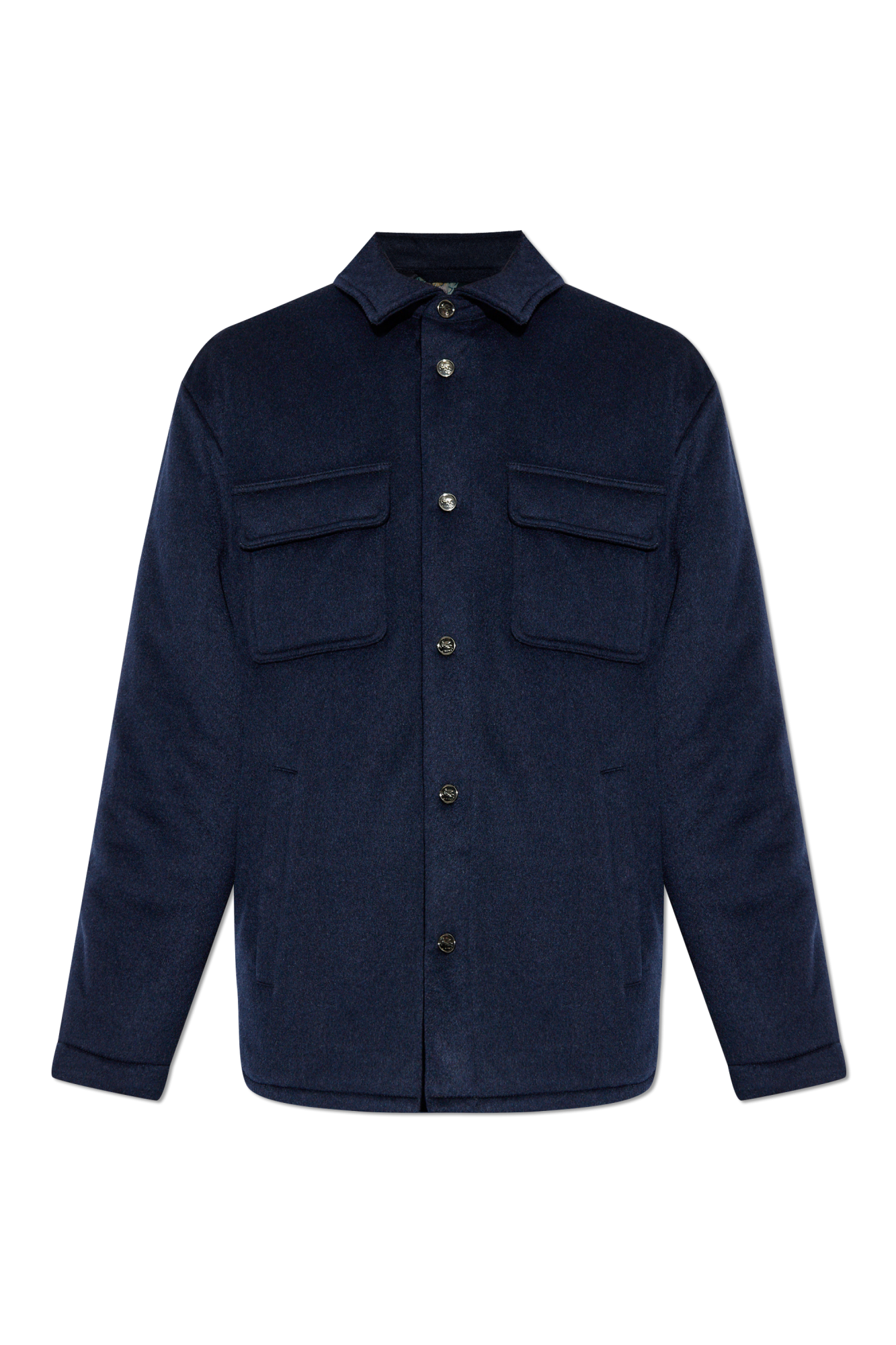ジャケット ETRO FW25 CAPE (WRBD0024 99SA5M9X0804) Etro Cashmere insulated jacket | Men's Clothing | Vitkac
